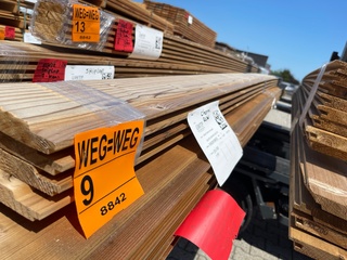 4x Thermo Vuren Channelsiding, 20x140mm, lengte 360cm